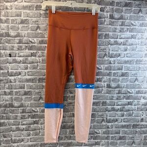 Nike Leggings - Brown, Blue, and‎ Pink